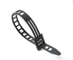 iCAN Reusable Perforated Nylon Cable Tie, 9mm*150mm, 100pcs, Black