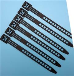 iCAN Reusable Perforated Nylon Cable Tie, 9mm*150mm, 100pcs, Black