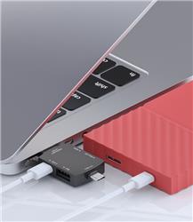 iCAN 4-in-1 USB 3.0+USB-C 3.1 Memory Card Reader(Open Box)