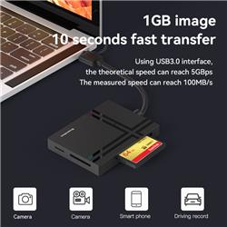 Blueendless BS-C5U3 SD+TF+CF+XD+MS Memory Cards Reader