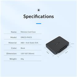 ORICO-PHCD-3-BK-BP
