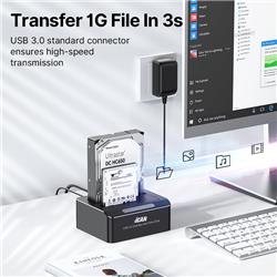 iCAN RSH-DS01 USB 3.0 Dual Bay SATA Hard Drive Dock