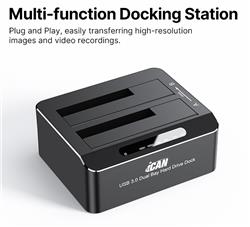 iCAN RSH-DS01 USB 3.0 Dual Bay SATA Hard Drive Dock