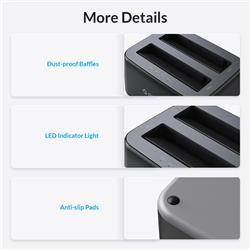 Orico 6829C3 2.5"/3.5" SATA HDD/SSD Dual-bay Dock