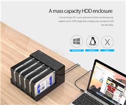 Orico 6558US3-C 2.5" and 3.5" HDD 5Gbps(Theoretical Speed)