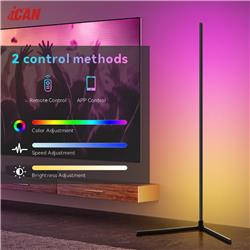 iCAN Smart Corner Floor Lamp, Music Sync, Remote Control.