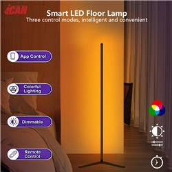 iCAN Smart Corner Floor Lamp, Music Sync, Remote Control.