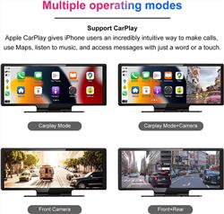 iCAN 10.26 Inch Screen Wireless Carplay & Android Auto , 4K Dash Cam(Open Box)