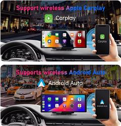 iCAN 10.26 Inch Screen Wireless Carplay & Android Auto , 4K Dash Cam(Open Box)