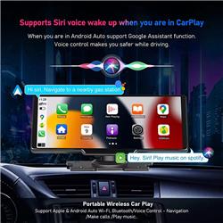 iCAN 10.26 Inch Screen Wireless Carplay & Android Auto , 4K Dash Cam(Open Box)