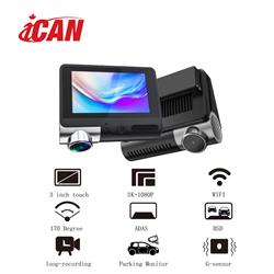 iCAN Front and Rear Camera, 3 Inch IPS Touch Screen