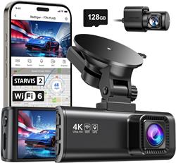 REDTIGER Dash Cam Front Rear, 4K/1080 Full HD Dash Camera for Cars