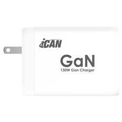 iCAN 130W 4-Port GaN PD USB-C Wall Charger