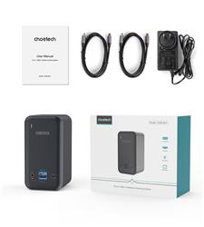 Choetech 15-in-1 USB-C 100W Quadruple Display Docking Station