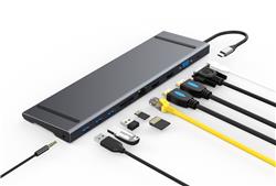 Blueendless 11-in-1 100W USB-C Docking Station for Triple Display