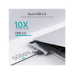 Choetech 7-in-2 USB-C 100W Multi-function Docking Station