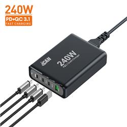 iCAN 240W 4-Port GaN PD Gaming Charger