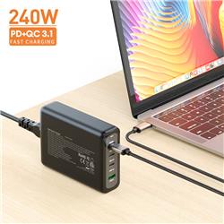 iCAN 240W 4-Port GaN PD Gaming Charger