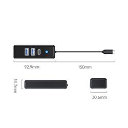 Orico Hub USB 3.0 à 3 ports avec entrée USB-C