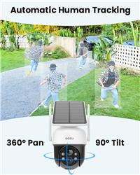 AOSU Solar Camera Security Outdoor 100% Wire-Free Security Cameras