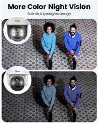 AOSU Solar Camera Security Outdoor 100% Wire-Free Security Cameras