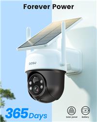 AOSU Solar Camera Security Outdoor 100% Wire-Free Security Cameras
