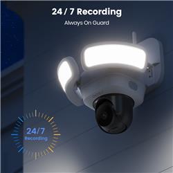 AOSU Floodlight Camera Wired, 3K UHD Security Camera Outdoor(Open Box)