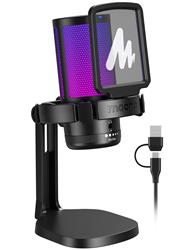 MAONO DGM20 GamerWave Condenser USB Gaming RGB Microphone