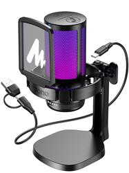 MAONO DGM20 GamerWave Condenser USB Gaming RGB Microphone