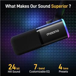 Microphone dynamique USB/XLR MAONO PD100X