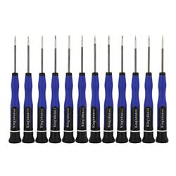 King'sdun KS-666-12 Ensemble de 12 tournevis de précision.