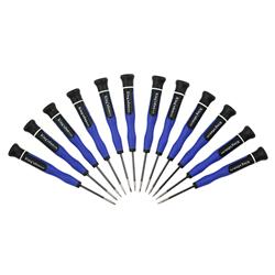 King'sdun KS-666-12 Ensemble de 12 tournevis de précision.