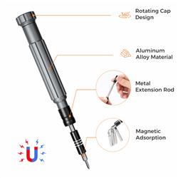 UF-TOOLS UF-800088 89-in-1 Multi Functional Screwdriver Set, Black.(Open Box)