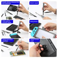 UF-TOOLS UF-800088 89-in-1 Multi Functional Screwdriver Set, Black.(Open Box)