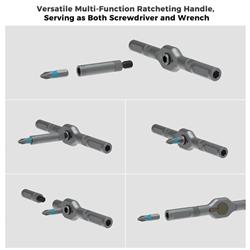 UF-TOOLS 42-in-1 Screwdriver Set, Portable Storage Case.