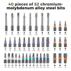 UF-TOOLS 42-in-1 Screwdriver Set, Portable Storage Case.