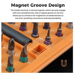 UF-TOOLS 42-in-1 Screwdriver Set, Portable Storage Case.