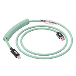 Câble clavier iCAN Type-A Mâle vers Type-C Mâle, Turquoise, 5 pieds