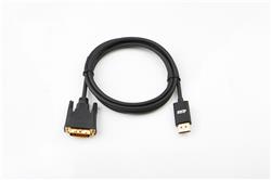 iCAN DisplayPort to DVI (DVI-D) Cable, 10FT, Black