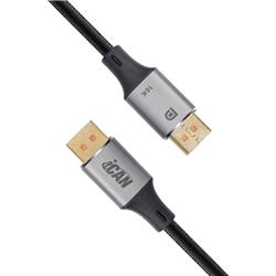 Câble iCAN DisplayPort 2.1, 16 K à 60 Hz, mâle vers mâle, 1,8 m