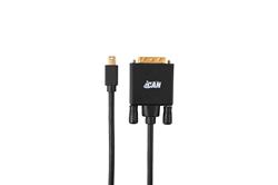 Mini DisplayPort to DVI (DVI-D) Cable, M/M, 6FT, Black