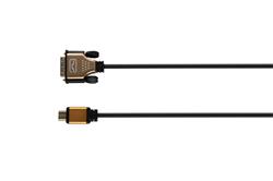 iCAN HDMI to DVI, Single Link, Aluminum Orange, Gold Plated, M/M, 6FT