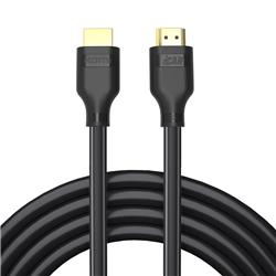Câble HDMI 2.1 iCAN, 8K à 60 Hz, mâle vers mâle, plaqué or, 1,8 m, noir