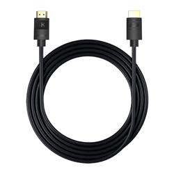 Câble HDMI 2.0 iCAN, 4K à 60 Hz, mâle vers mâle, plaqué or, 1,8 m, noir