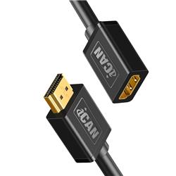Câble d'extension HDMI iCAN, 4K à 60 Hz, mâle vers femelle, 91 cm