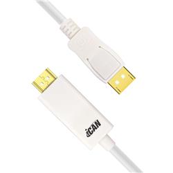 iCAN 32AWG 1080p DisplayPort to HDMI Cable, M/M, 6FT