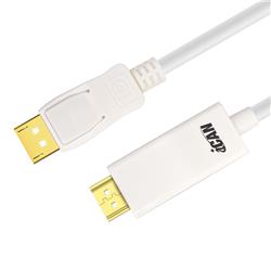 iCAN 32AWG 1080p DisplayPort to HDMI Cable, M/M, 6FT