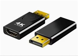 iCAN Passive DisplayPort 1.2 to HDMI 4K Adapter, Male to Female, Black