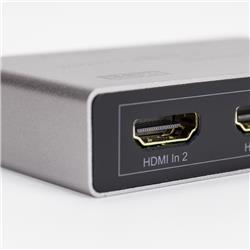 Commutateur HDMI iCAN, 2 entrées 1 sortie, 8K à 60 Hz, télécommande avec adaptateur secteur