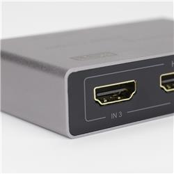 iCAN Commutateur HDMI 8K avec adaptateur secteur | 3 entrées 1 sortie